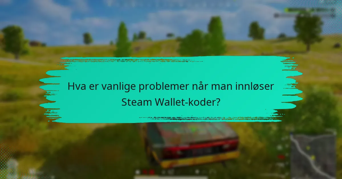 Hvilke regionale begrensninger gjelder for Steam Wallet-koder?